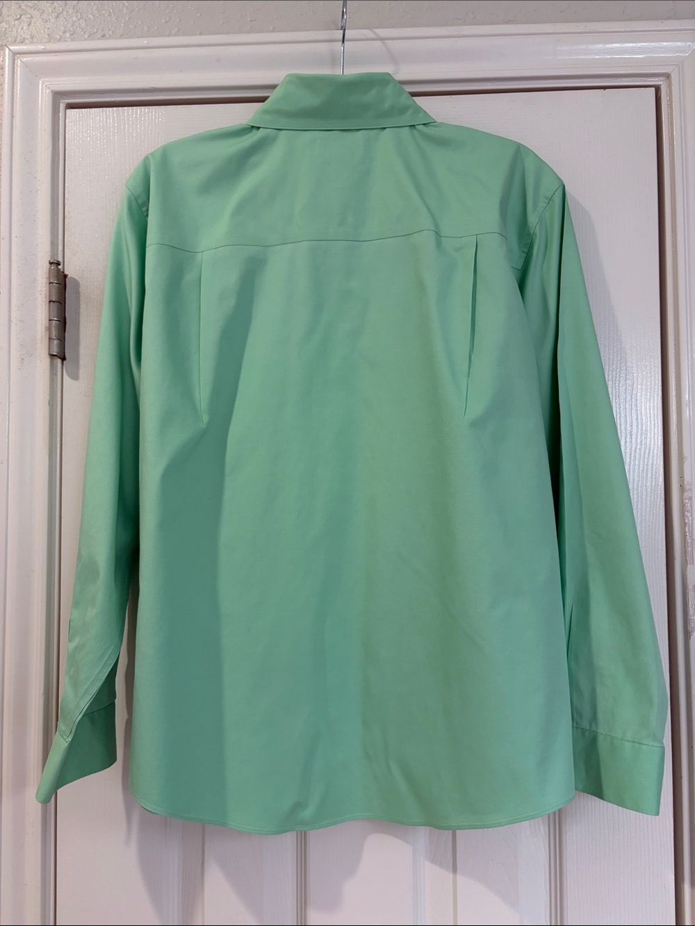 Talbots Green Button Down Shirt - Picture 2 of 4